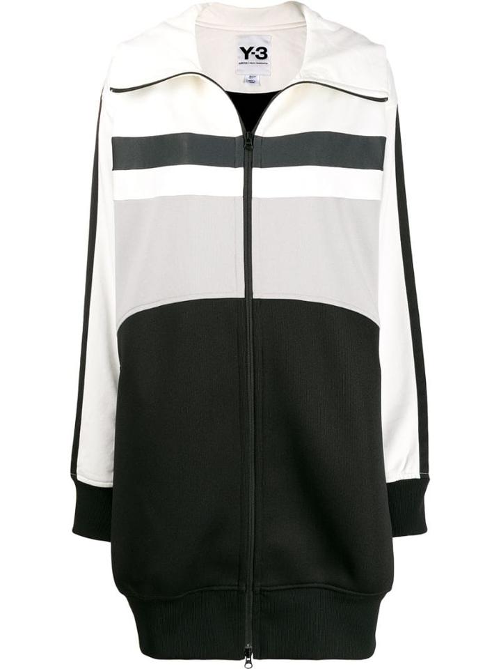 Y-3 Oversize Varsity Track Jacket - Black