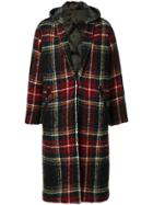 Forte Couture Checked Coat - Multicolour