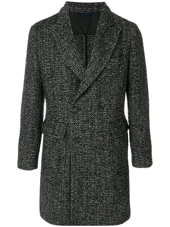 Dell'oglio Long Sleeved Tailored Coat - Grey