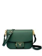 Prada Push-lock Shoulder Bag - Green