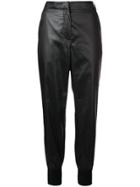 Sonia Rykiel 'plastic' Cropped Trousers - Black