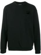 Emporio Armani Teddy Embroidered Sweatshirt - Black
