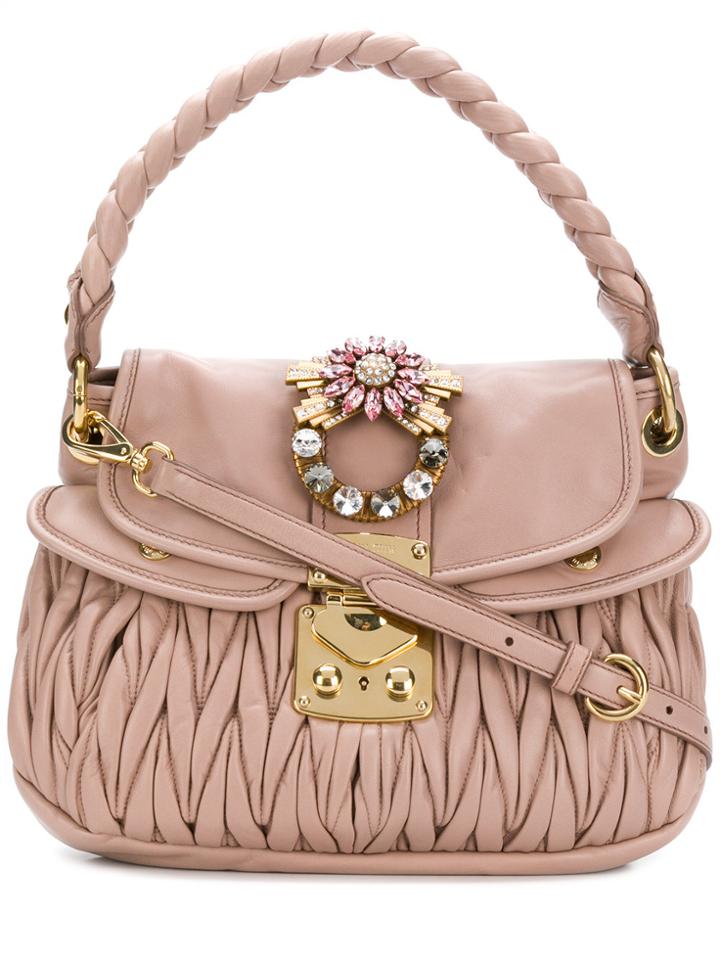 Miu Miu Coffer Bag - Pink & Purple