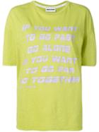 Each X Other Go Together Print T-shirt - Green