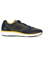Hogan Mesh-panelled Sneakers - Blue