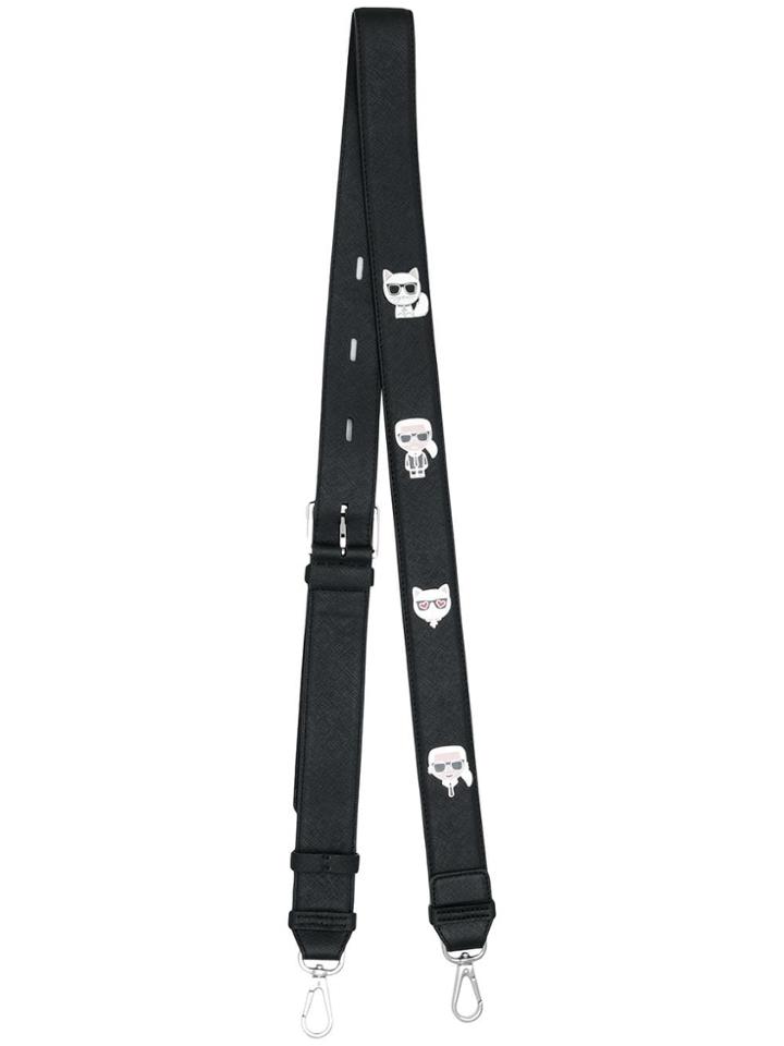Karl Lagerfeld K/ikonik Shoulderstrap Pins - Black