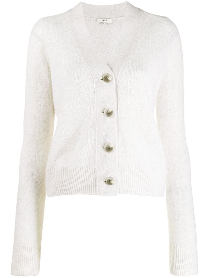 Vince V-neck Cardigan - White