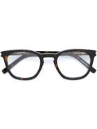 Saint Laurent Eyewear Tortoise Shell Glasses - Brown