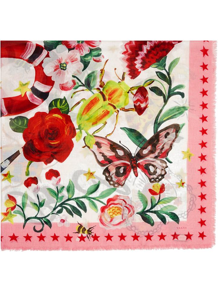Gucci Gucci Garden Exclusive Shawl - Multicolour