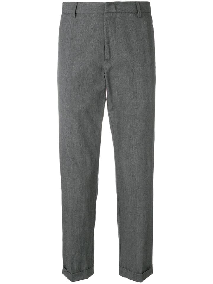 Paolo Pecora Slim Fit Chinos - Grey