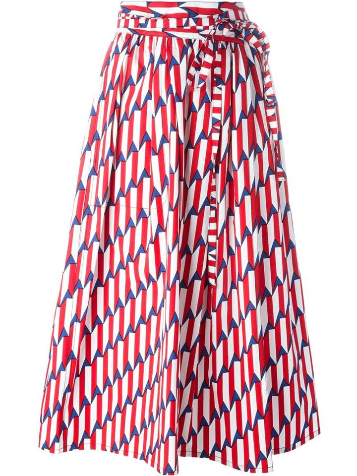 Marc Jacobs 'arrowhead' Print Wrap Skirt