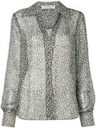 Philosophy Di Lorenzo Serafini 3d-effect Leopard-print Shirt - Blue