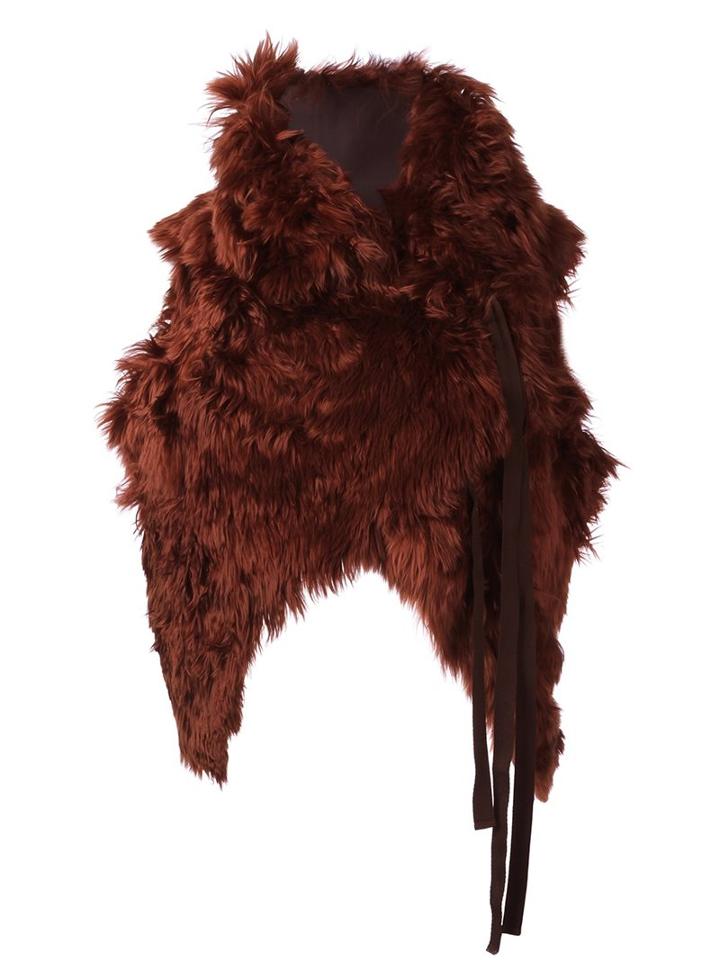 Ann Demeulemeester Reversible Cropped Waistcoat
