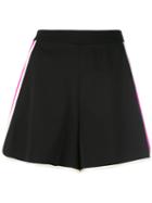 Lanvin - High Waist Track Shorts - Women - Spandex/elastane/viscose/wool - 40, Black, Spandex/elastane/viscose/wool