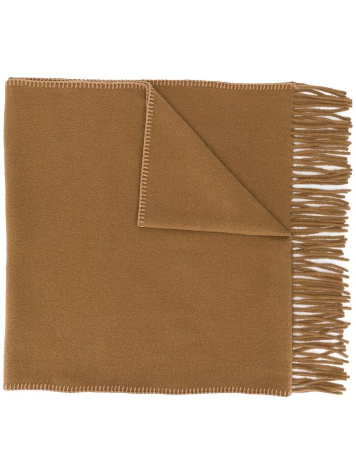 Ami Alexandre Mattiussi Long Scarf - Brown