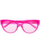 Balenciaga Eyewear Cat Eye Sunglasses - Pink