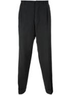 Romeo Gigli Vintage Pinstripe Tapered Trousers, Men's, Size: 50, Grey