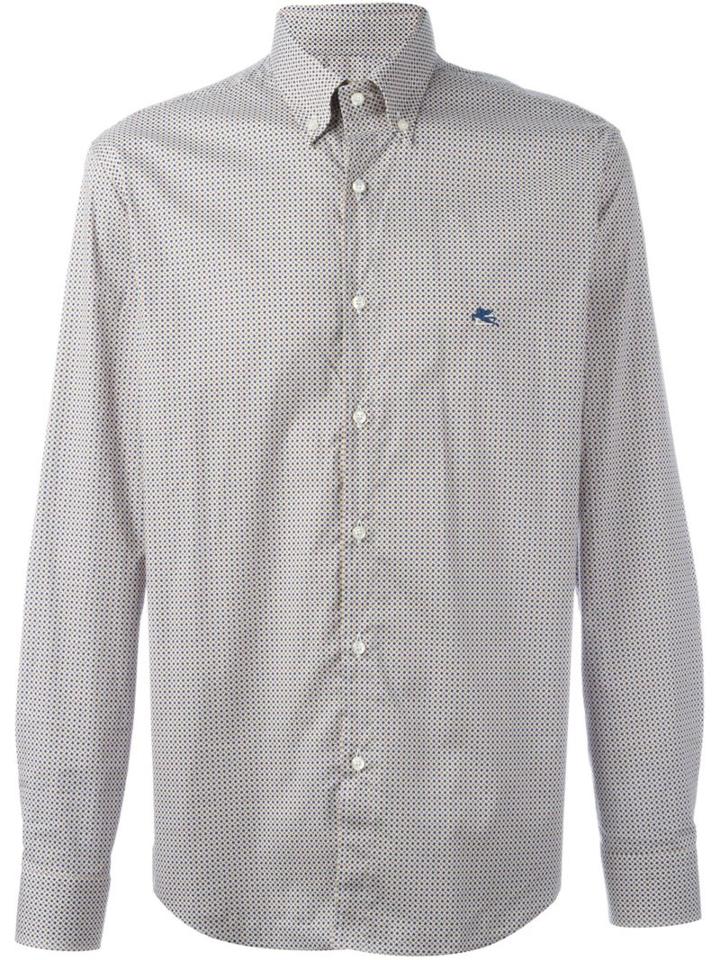 Etro Checked Print Shirt