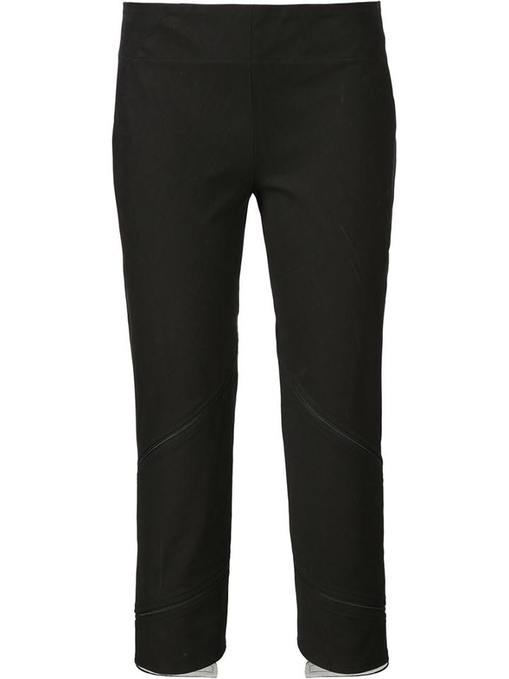 Musée Spiral Zip Trousers, Women's, Size: Small, Black, Cotton/elastodiene