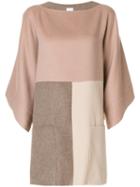 Agnona - Oversized Pocket Poncho - Women - Cashmere - L, Nude/neutrals, Cashmere