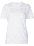 Comme Des Garçons Comme Des Garçons Ribbon Appliqué T-shirt, Women's, Size: M, White, Cotton