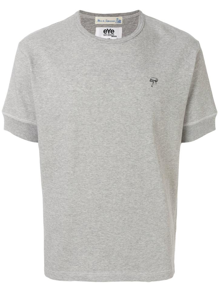 Junya Watanabe Man Back Print T-shirt - Grey