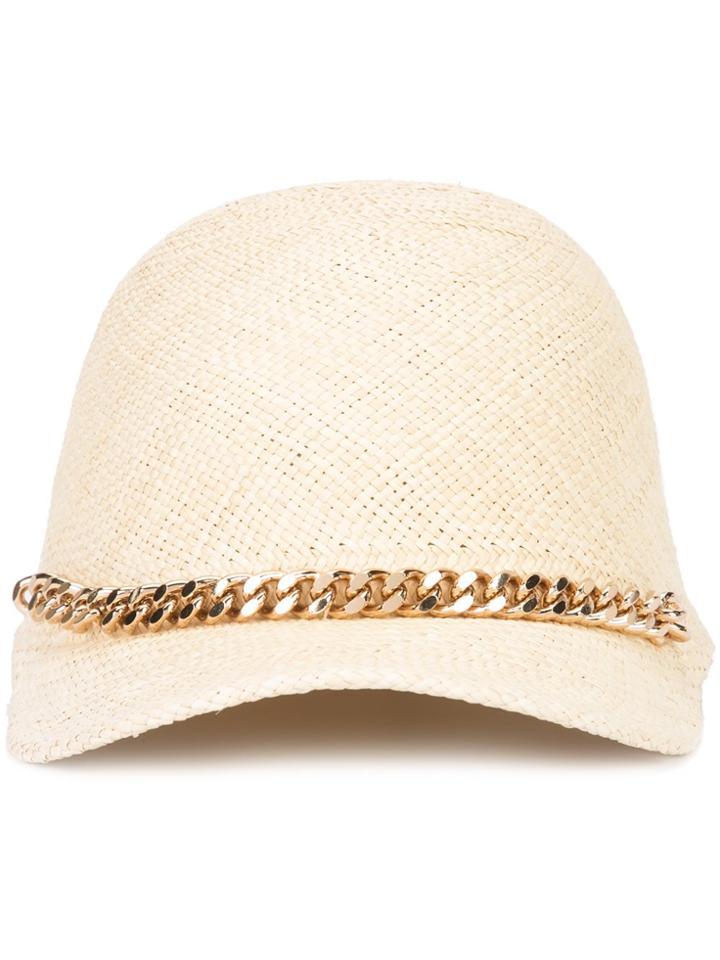 Stella Mccartney Falabella Cap - Nude & Neutrals