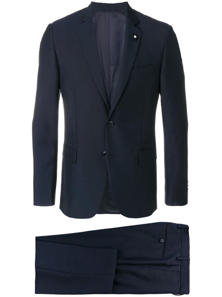 Lardini Slim Fit Tailored Suit - Blue