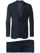 Lardini Slim Fit Tailored Suit - Blue