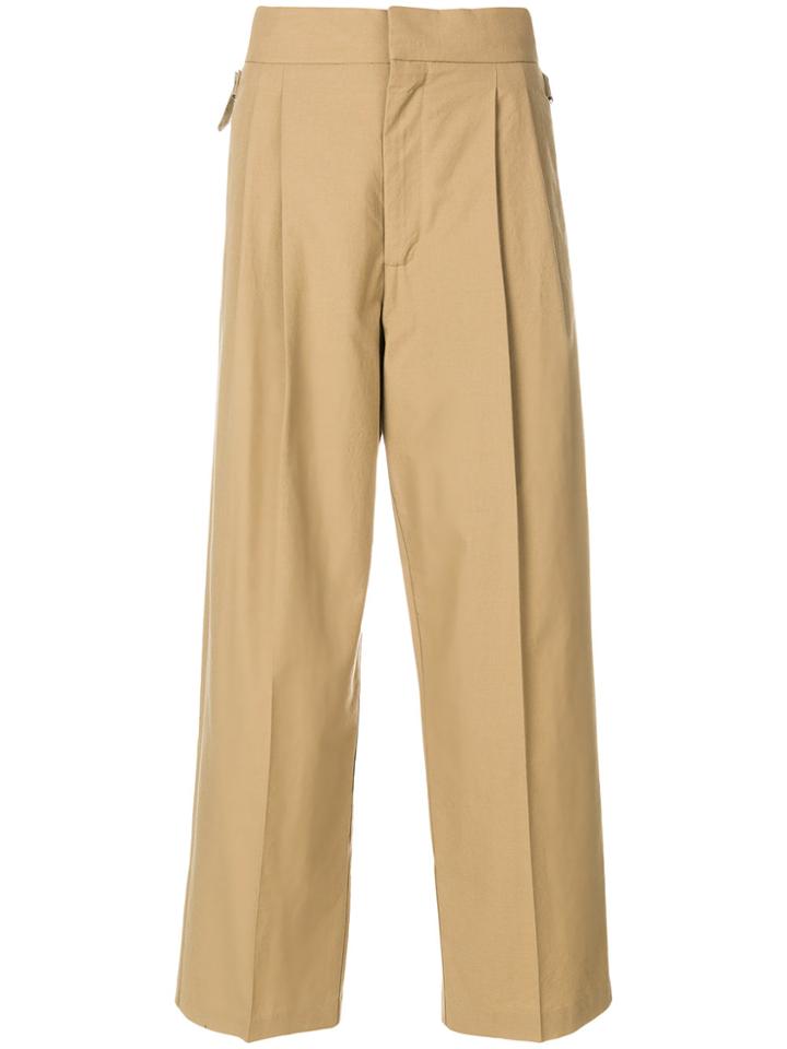 Erika Cavallini High Waist Trousers - Brown