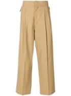 Erika Cavallini High Waist Trousers - Brown