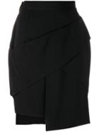 Versace Pre-owned Asymmetric Short Skirt - Black