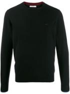 Sun 68 Embroidered Logo Jumper - Black