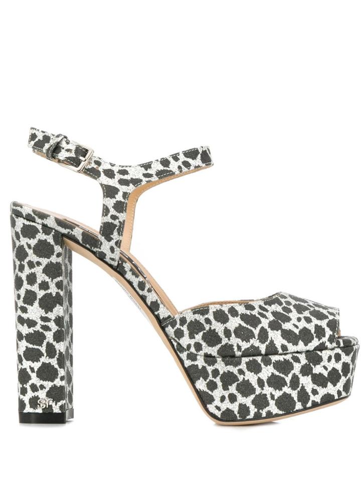 Sergio Rossi Sr Monica Sandals - Metallic