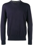 Z Zegna Round Neck Sweater - Blue