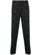 Neil Barrett Military Star Tailored Trousers - Black