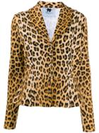 Blumarine Leopard-print Jacket - Brown