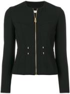 Versace Collection Short Fitted Jacket - Black