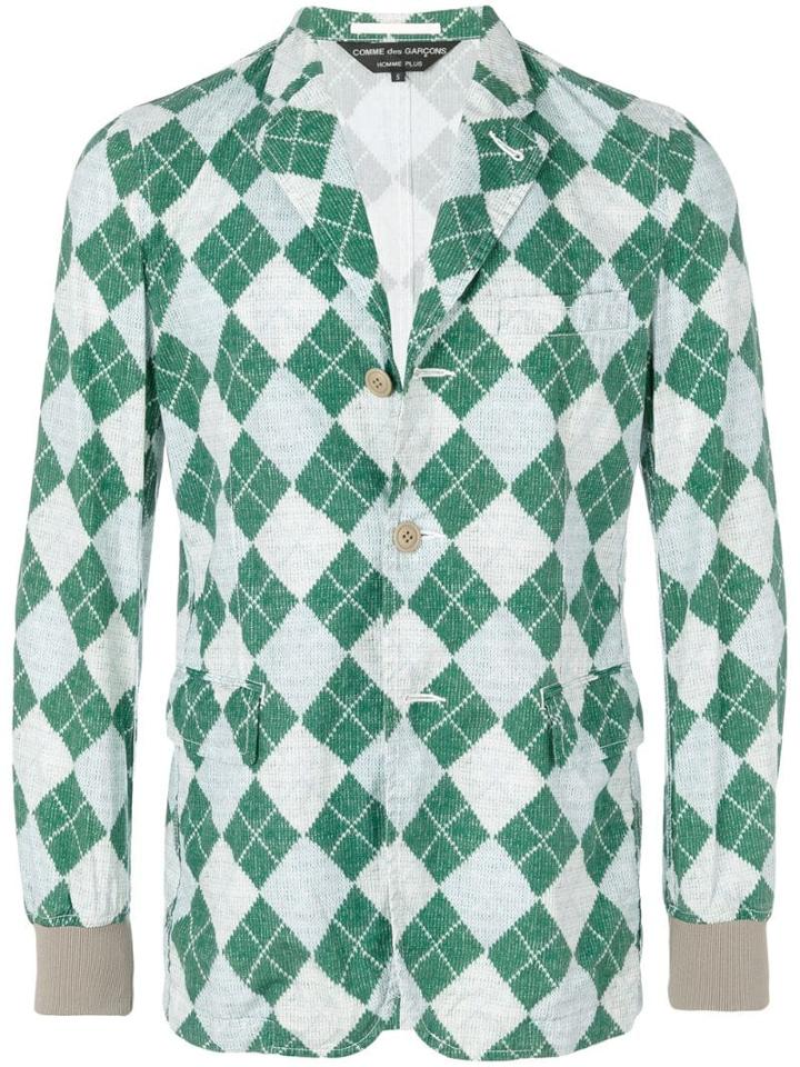 Comme Des Garçons Pre-owned Knit Printed Jacket - Multicolour