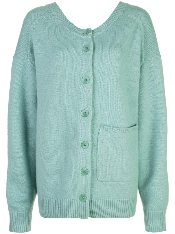 Tibi Two-way Cardigan Sweater - Green