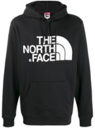 The North Face Logo-print Hooded Sweatshirt - Black