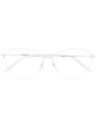 Balenciaga Eyewear Cat Eye Glasses - White