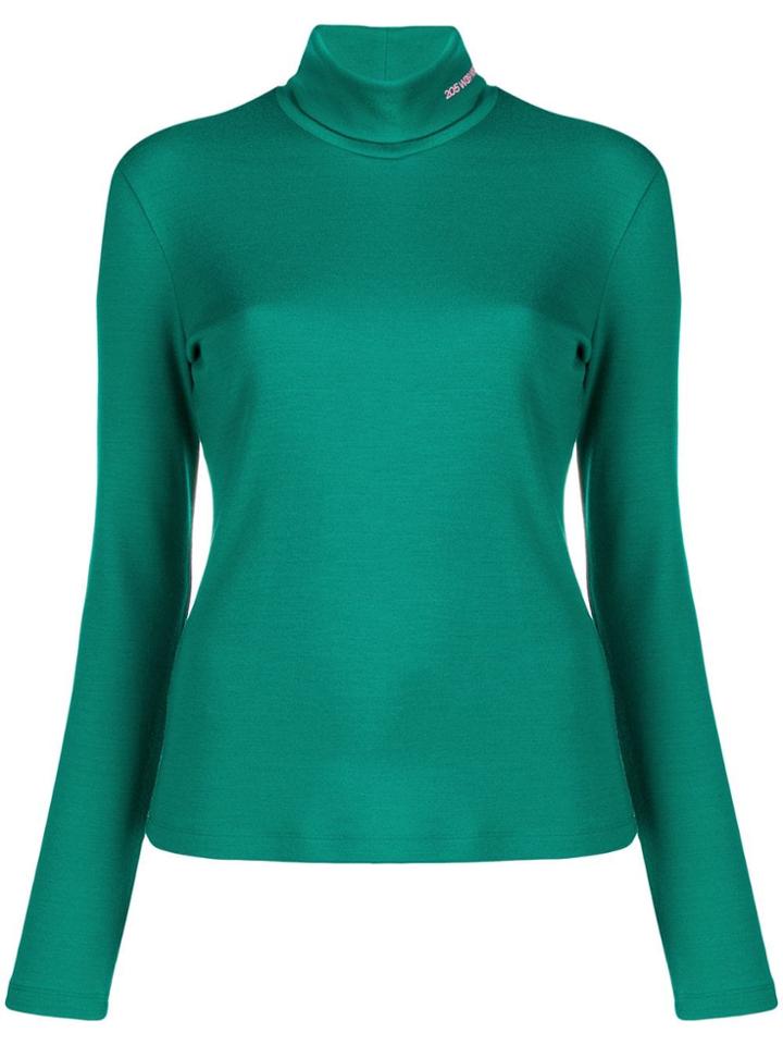 Calvin Klein 205w39nyc Roll Neck Jumper - Green