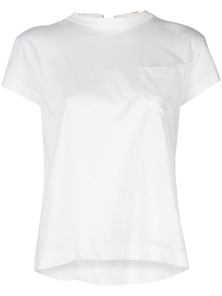 Sacai Lace-up Blouse - White