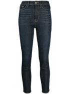 Frame Ali High Rise Cropped Jeans - Blue