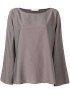The Row Relaxed Fit Blouse - Grey