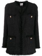 Edward Achour Paris Tweed Jacket - Black