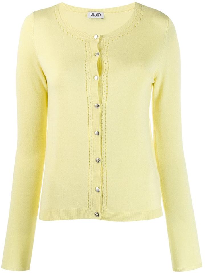 Liu Jo Embroidered Cardigan - Yellow