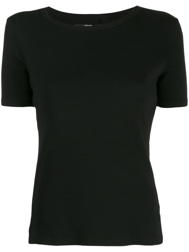 J Brand Round Neck T-shirt - Black
