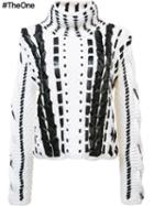 Altuzarra Woven Leather Sweater, Women's, Size: Xs, White, Polyamide/mohair/wool